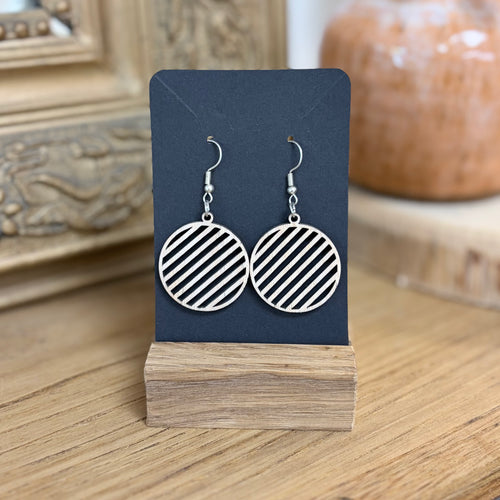 Boucles d’oreilles en frêne